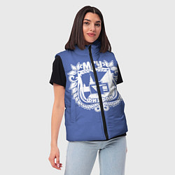 Женский жилет Физфак МГУ, цвет: 3D-черный — фото 2