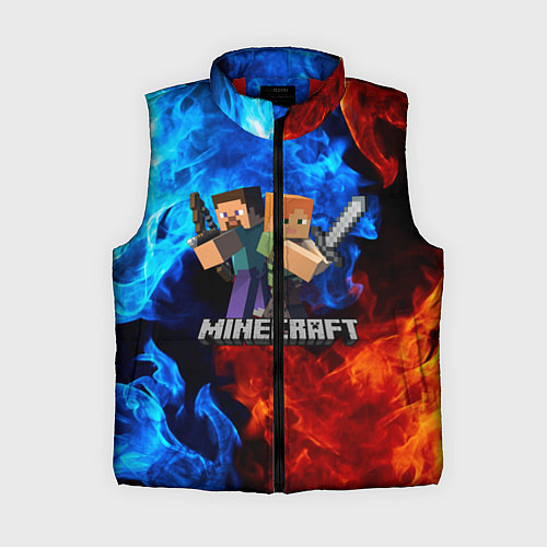 Женский жилет MINECRAFT / 3D-Красный – фото 1