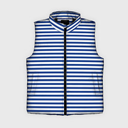 Женский жилет Тельняшка ВМФ, цвет: 3D-черный