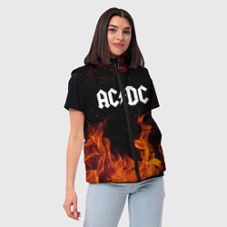 Женский жилет AC DC, цвет: 3D-светло-серый — фото 2