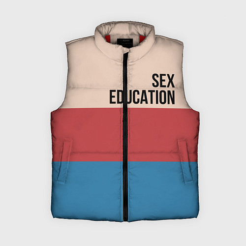 Женский жилет Половое воспитание / 3D-Красный – фото 1