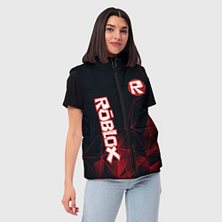 Женский жилет ROBLOX, цвет: 3D-светло-серый — фото 2