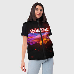 Женский жилет ROBLOX, цвет: 3D-черный — фото 2