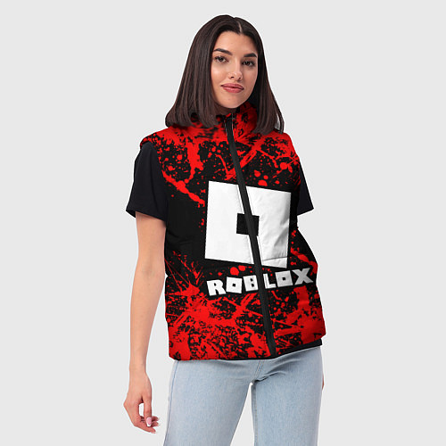 Женский жилет Roblox / 3D-Светло-серый – фото 3