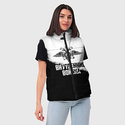 Женский жилет Внутренние Войска, цвет: 3D-черный — фото 2