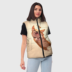 Женский жилет КОРГИ, цвет: 3D-красный — фото 2