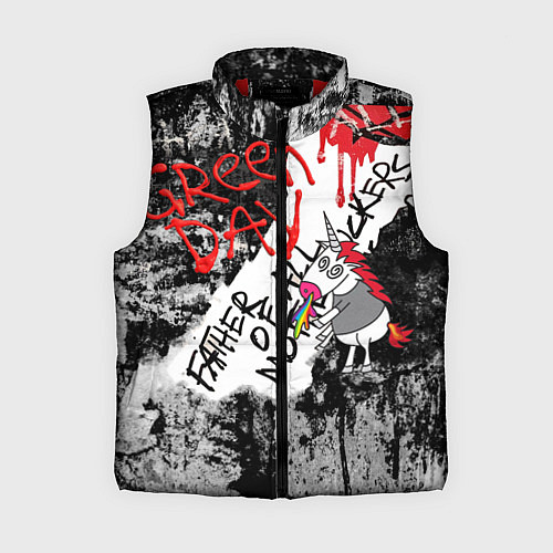 Женский жилет Green Day - Father of All MF / 3D-Красный – фото 1