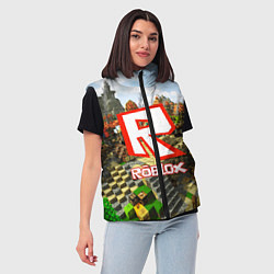 Женский жилет ROBLOX, цвет: 3D-черный — фото 2