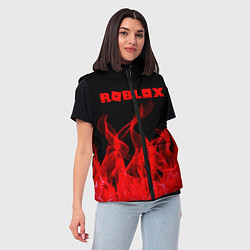 Женский жилет ROBLOX, цвет: 3D-черный — фото 2