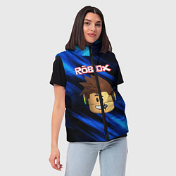Женский жилет ROBLOX, цвет: 3D-светло-серый — фото 2