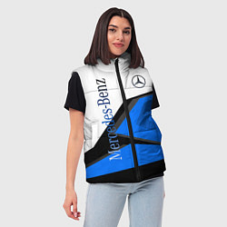 Женский жилет Mercedes-Benz, цвет: 3D-черный — фото 2