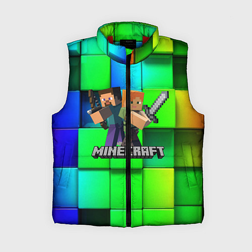 Женский жилет MINECRAFT / 3D-Красный – фото 1