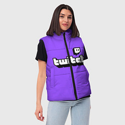 Женский жилет Twitch, цвет: 3D-черный — фото 2