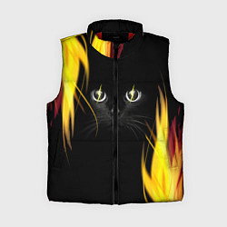 Женский жилет Грозовой кошак, цвет: 3D-красный