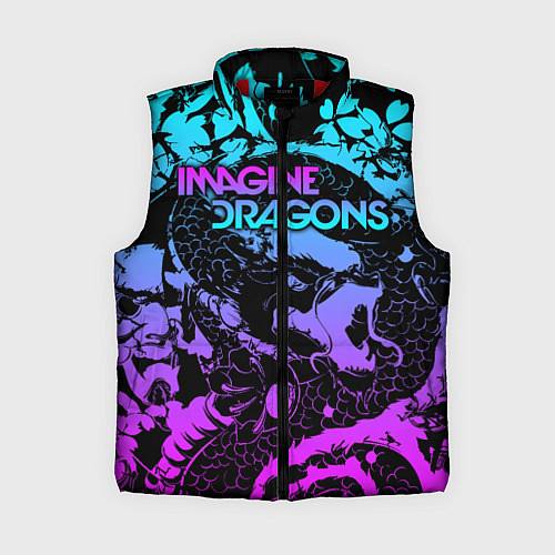 Женский жилет Imagine Dragons / 3D-Красный – фото 1