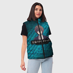 Женский жилет Bungou Stray Dogs, цвет: 3D-светло-серый — фото 2