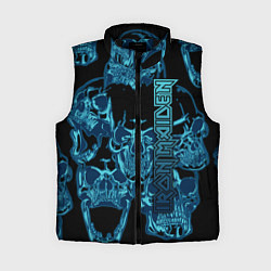 Женский жилет Iron Maiden, цвет: 3D-черный