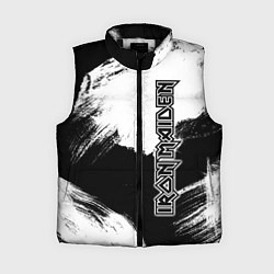 Женский жилет Iron Maiden, цвет: 3D-черный