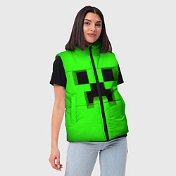 Женский жилет MINECRAFT, цвет: 3D-черный — фото 2