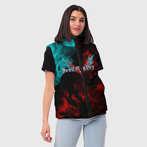 Женский жилет DEVIL MAY CRY / 3D-Светло-серый – фото 3