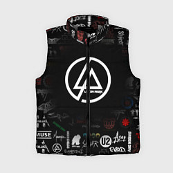 Женский жилет LINKIN PARK, цвет: 3D-светло-серый