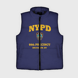 Женский жилет Бруклин 9-9 департамент NYPD, цвет: 3D-черный