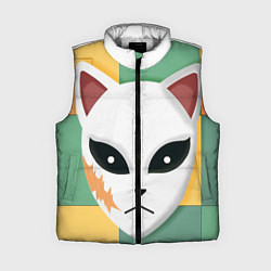 Женский жилет Лисья маска Сабито, цвет: 3D-светло-серый