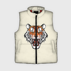 Женский жилет Тигр, цвет: 3D-красный