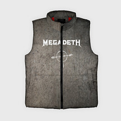 Женский жилет Megadeth, цвет: 3D-красный