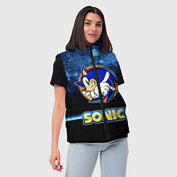 Женский жилет Соник Сега, цвет: 3D-светло-серый — фото 2