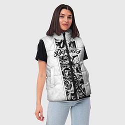 Женский жилет Deftones, цвет: 3D-светло-серый — фото 2