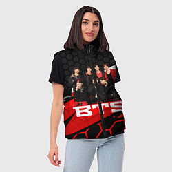 Женский жилет BTS, цвет: 3D-красный — фото 2