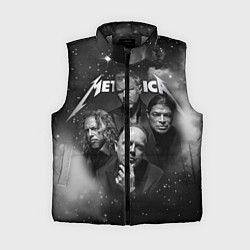 Женский жилет Metallica, цвет: 3D-светло-серый