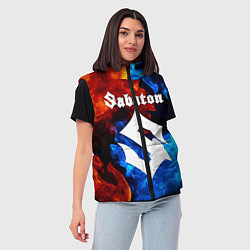 Женский жилет SABATON, цвет: 3D-красный — фото 2
