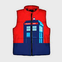 Женский жилет IN TARDIS WE TRUST, цвет: 3D-черный