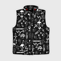 Женский жилет Minecraft pattern, цвет: 3D-красный