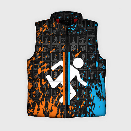 Женский жилет PORTAL 2 / 3D-Красный – фото 1