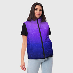 Женский жилет Звёздное небо, цвет: 3D-черный — фото 2