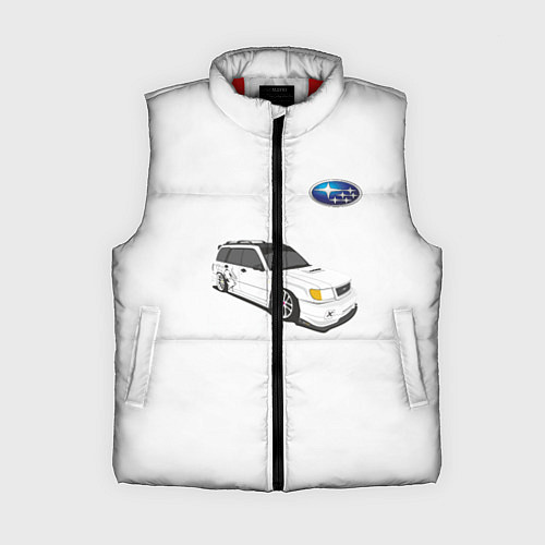 Женский жилет SUBARU / 3D-Красный – фото 1