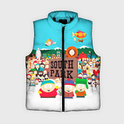 Женский жилет South Park, цвет: 3D-черный