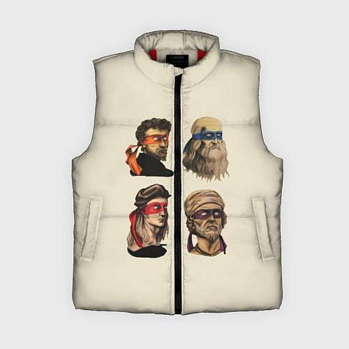 Женский жилет Настоящие Черепашки / 3D-Красный – фото 1