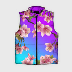 Женский жилет САКУРА ВИШНЯ, цвет: 3D-черный