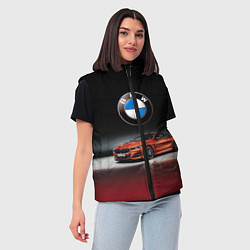 Женский жилет BMW, цвет: 3D-красный — фото 2