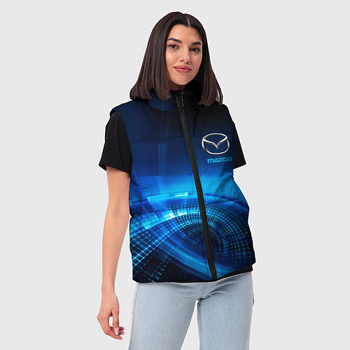 Женский жилет MAZDA / 3D-Светло-серый – фото 3