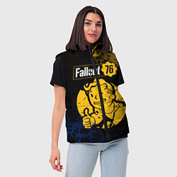 Женский жилет FALLOUT76, цвет: 3D-черный — фото 2