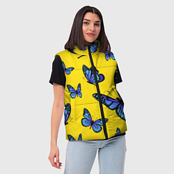 Женский жилет БАБОЧКИ, цвет: 3D-красный — фото 2