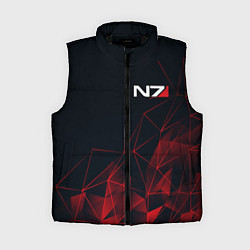 Женский жилет MASS EFFECT N7, цвет: 3D-черный