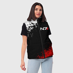 Женский жилет MASS EFFECT N7, цвет: 3D-светло-серый — фото 2