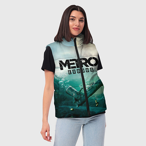 Женский жилет METRO EXODUS / 3D-Светло-серый – фото 3