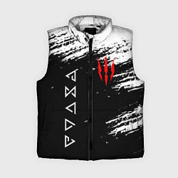 Женский жилет ВЕДЬМАК, цвет: 3D-светло-серый